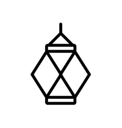 Vesak Lantern Icon Outline