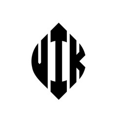 Vik Circle Letter Logo Design