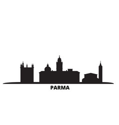 Italy Parma City Skyline Isolated