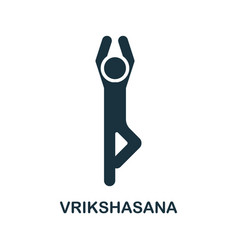 Vrikshasana Icon Simple Element From Yoga