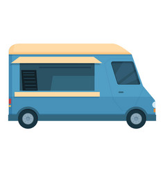 Blue Food Truck