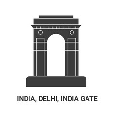 India Delhi India Gate Travel Landmark