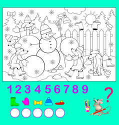 Logic Exercise For Children How Many Objects You