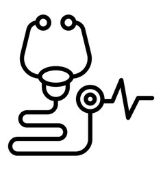 Baby Stethoscope Icon Outline Newborn Care