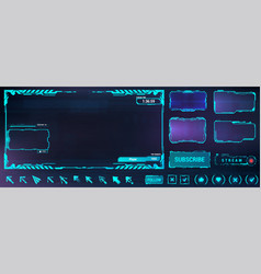 Futuristic Theme For Screen Panel