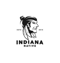 Indiana Native Logo Design Template