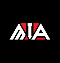 Mia Triangle Letter Logo Design