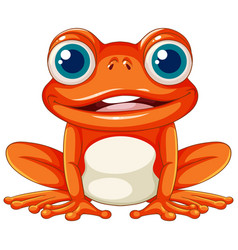 Orange Frog Cartoon