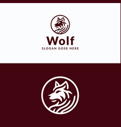 A Wolf Logo For A Company