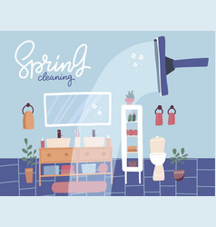 Spring Cleaning Banner Bathroom Cleaning Service