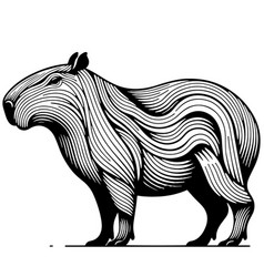 Sleek Capybara Profile Design