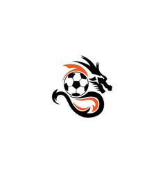 Creative Football And Soccer Team Dragon Ball Logo