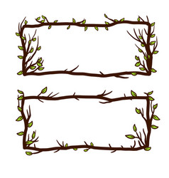 Tree Frame Floral Border