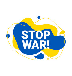 Liquid And Fluid Background Of Stop War