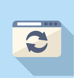 Redesign Web Page Icon Flat Template