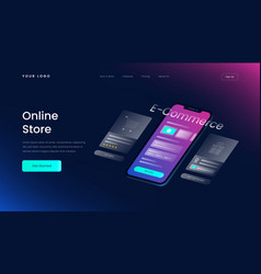 Online Store Business Landing Page Template