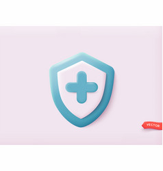 Shield Icon Health Care Concept Health Insurance