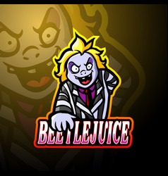 Beetlejuice Esport Logo Mascot Design