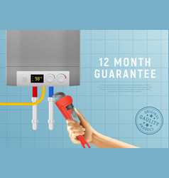 Heating Boiler Plumbing Poster