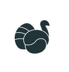 Turkey Simple Icon Flat Style Element For