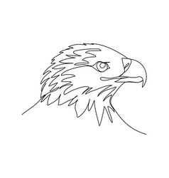 Eagle One Line Drawing