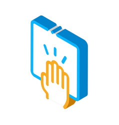 Hand Clapping Isometric Icon