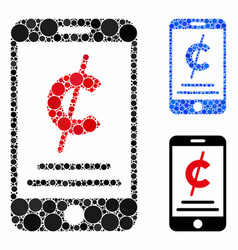 Mobile Micropayment Composition Icon Circle