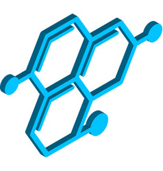 Atoms And Molecules In 3d Isometric Style