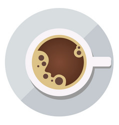 Coffee Cup Top View Icon