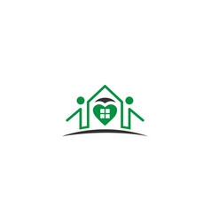 Simple Family Dream Home Logo Design