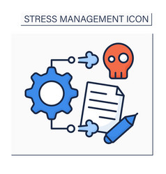 Stress Management Color Icon