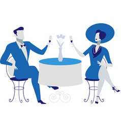 Man And Woman Romantic Date Icon