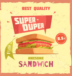 Super Duper Sandwich Promotional Poster