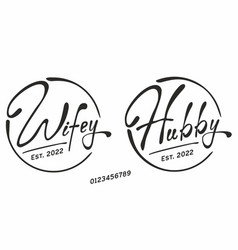 Wifey Hubby Est Svg 2022