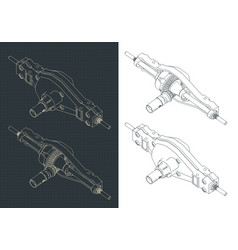 Truck Differential Isometric Drawings