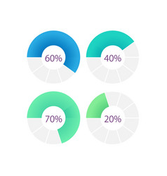 Donut Infographic Chart Design Template Set