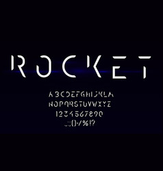 Futuristic Space Font Cyber Future Type Typeface