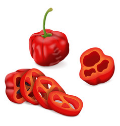 Cutting Rocoto Peppers