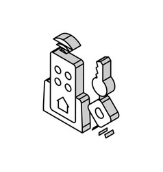 Key Finder Isometric Icon