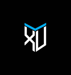 Xu Letter Logo Creative Design With Graphic