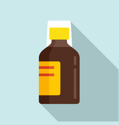 Baby Cough Syrup Icon Flat Style