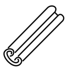 Food Cinnamon Icon Outline Spice Stick