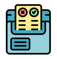 Pcr Test Icon Flat