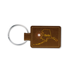 Alaska Leather Key Fob