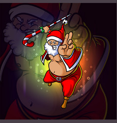 Wushu Santa With The Magic Candy Stick Esport