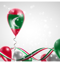 Flag Of The Maldives On Balloon