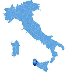 Map Of Italy Trapani