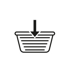 Add To Shopping Basket Icon Web Store Purchase