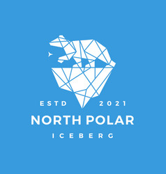 North Star Polar Bear Ice Berg Geometric