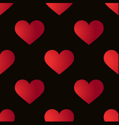 Seamless Pattern Red Heart